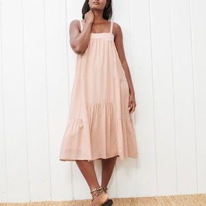 NWT Jenni Kayne Blush Seersucker Summer Dress size XS